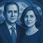 Client avatar of a couple in Art Deco style