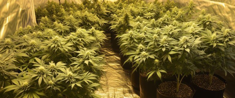 Concept art of an article about Medical Cannabis Legalization 2018: marijuana plants (AI Art)