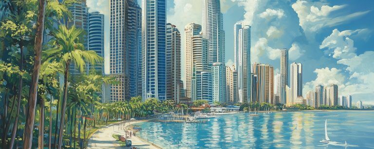 Concept art of an alert about Residency in Panama - Options, Benefits, and Practicalities (AI Art)