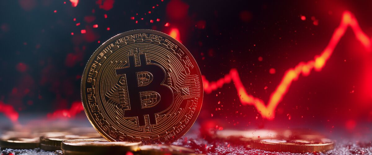 Concept art of an article about Cryptocurrency Market Volatility 2021 (AI Art)